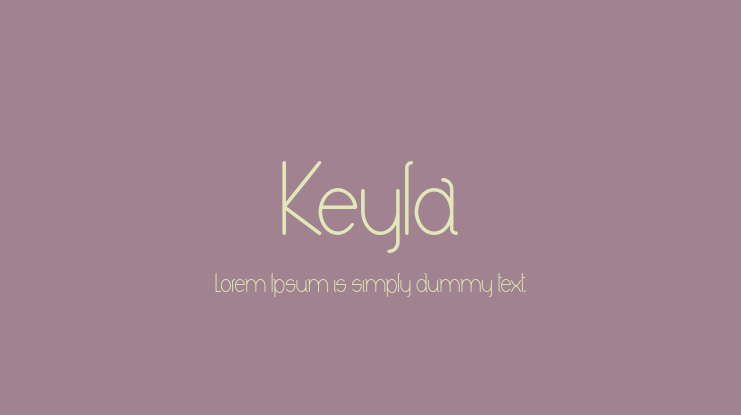 Keyla Font Family