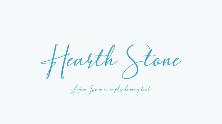 Hearth Stone Font