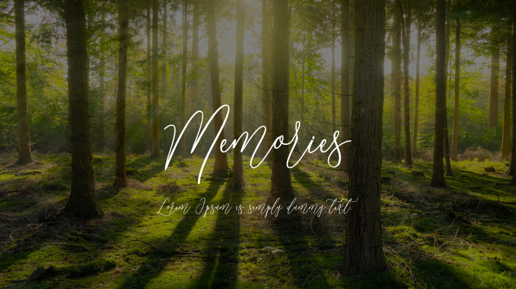 Memories Font