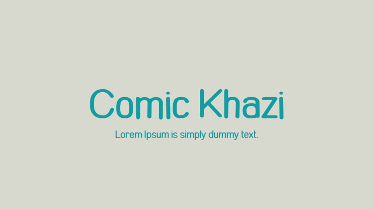 Comic Khazi Font