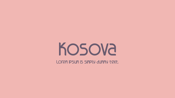 Kosova Font
