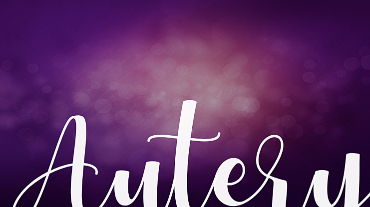 Autery Font