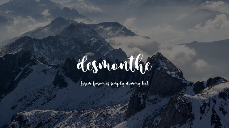 desmonthe Font