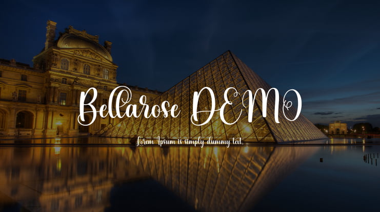 Bellarose DEMO Font