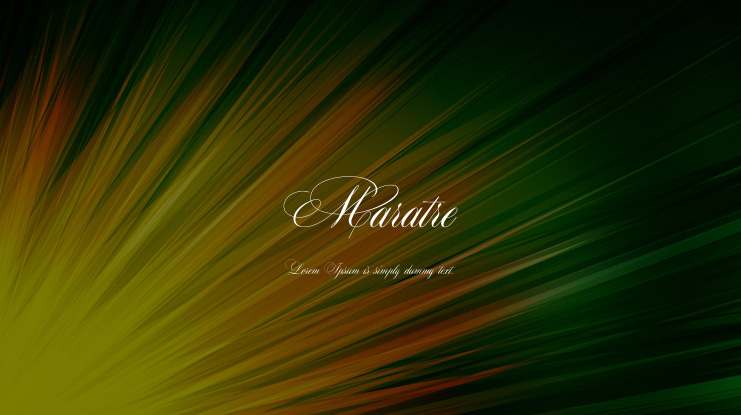 Maratre Font