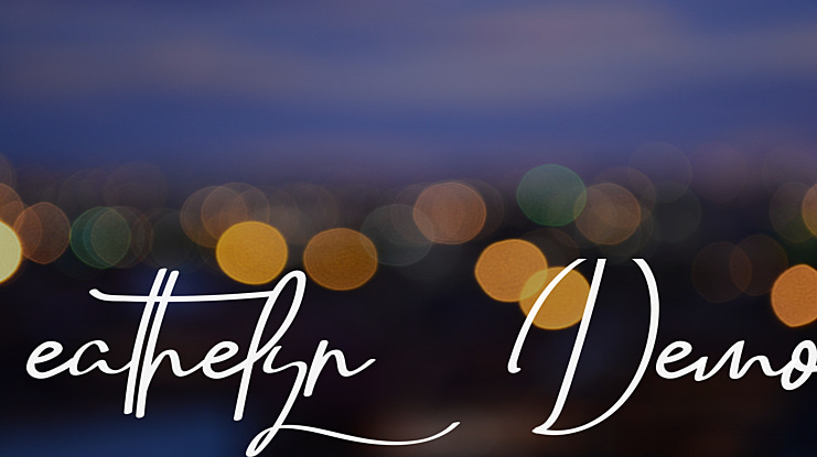 Eathelyn Demo Font