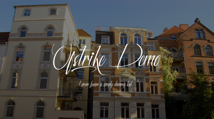 Ofstrike Demo Font