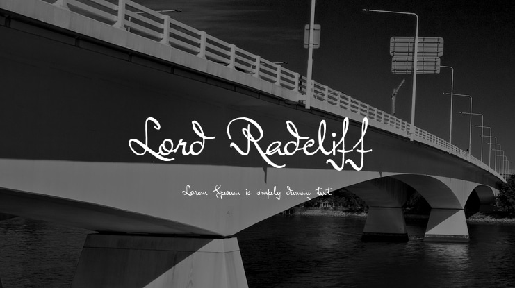 Lord Radcliff Font