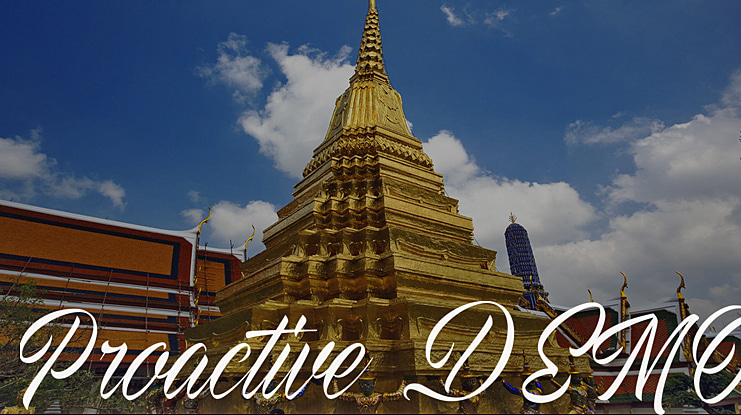 Proactive DEMO Font
