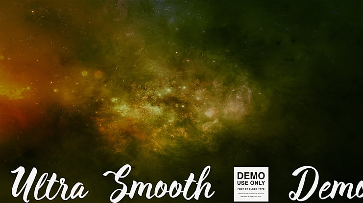 Ultra Smooth - Demo Font