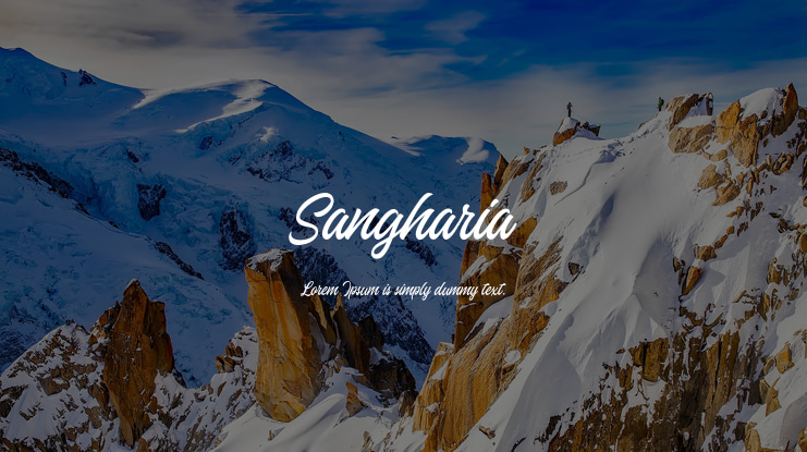 Sangharia Font