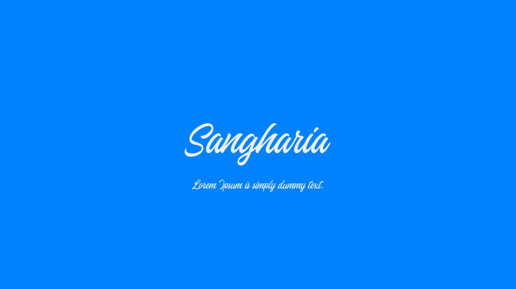 Sangharia Font