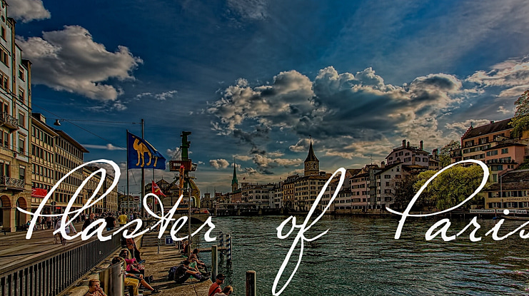 Plaster of Paris Font