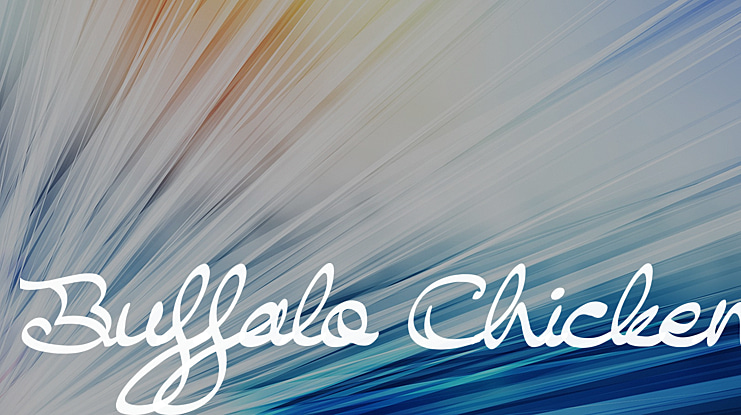 Buffalo Chicken Font