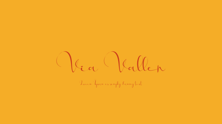 Via Vallen Font