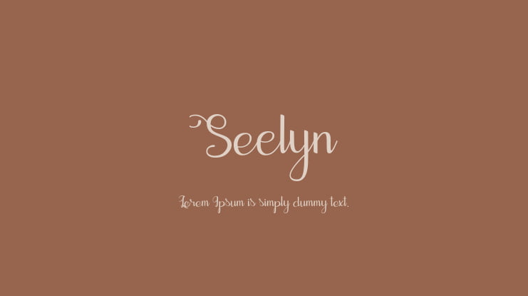 Seelyn Font