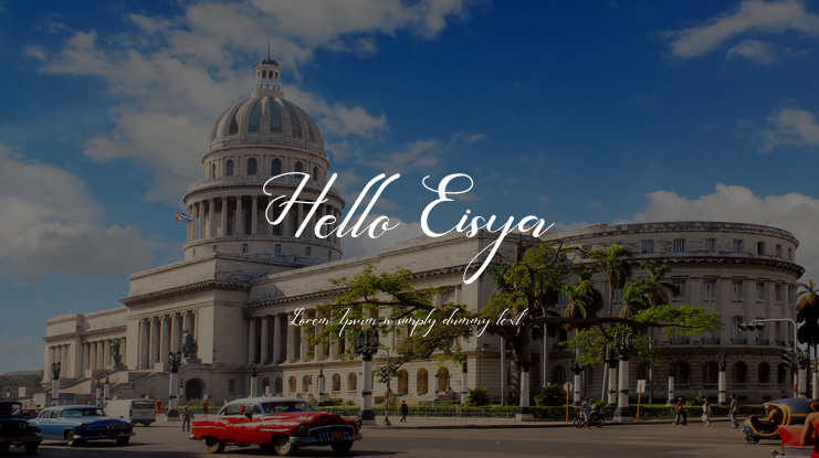 Hello Eisya Font