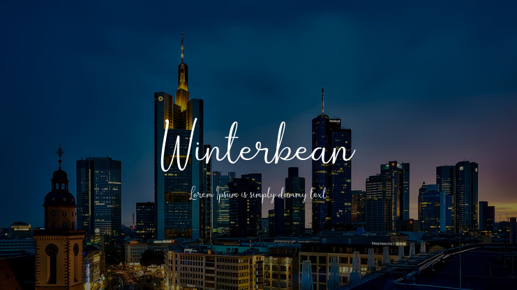 Winterbean Font