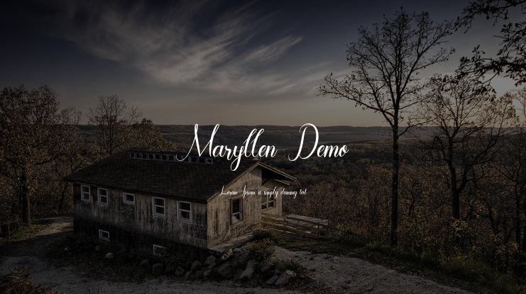 Maryllen Demo Font