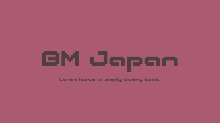 BM Japan Font