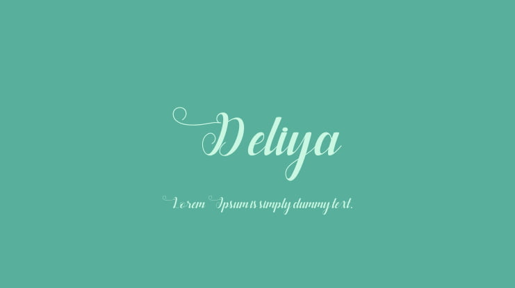 Deliya Font
