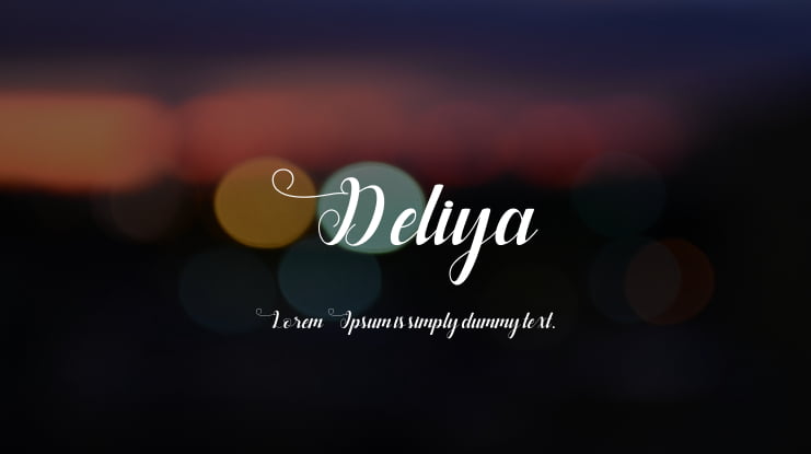 Deliya Font
