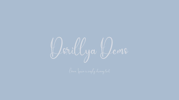 Dorillya Demo Font