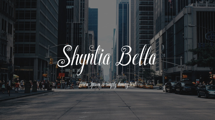 Shyntia Bella Font