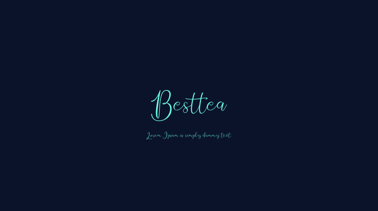 Besttea Font