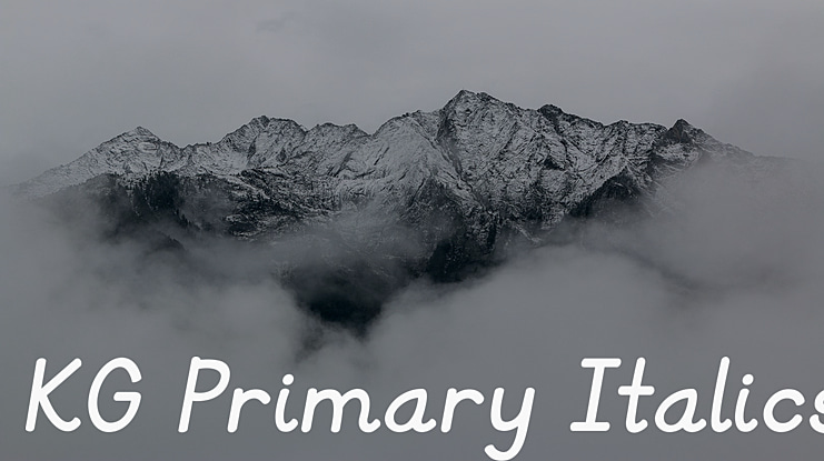 KG Primary Italics Font Family