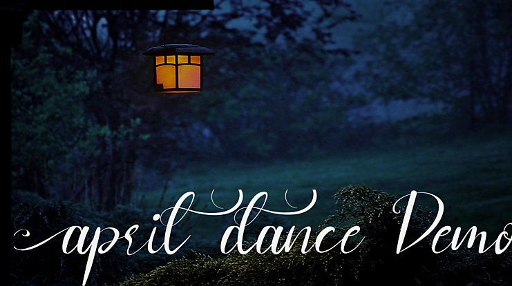 April Dance Demo Font