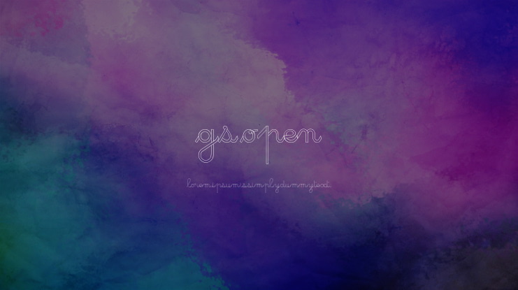 GS Open Font