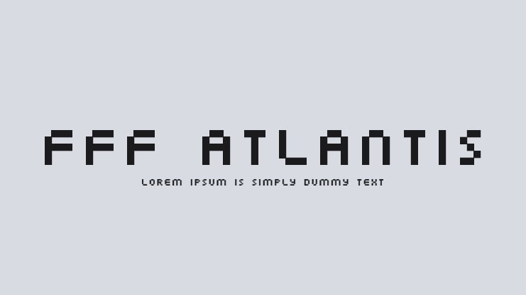 FFF Atlantis Font