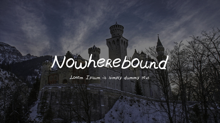 Nowherebound Font