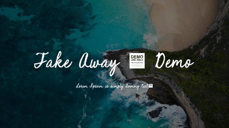 Take Away - Demo Font