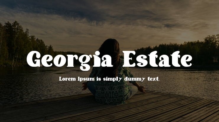 Georgia Estate Font