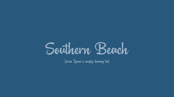 Southern Beach Font