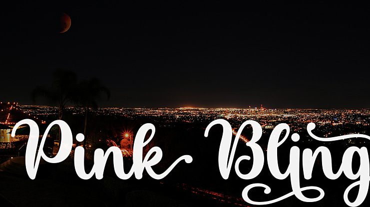 Pink Bling Font
