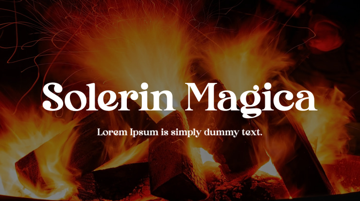 Solerin Magica Font
