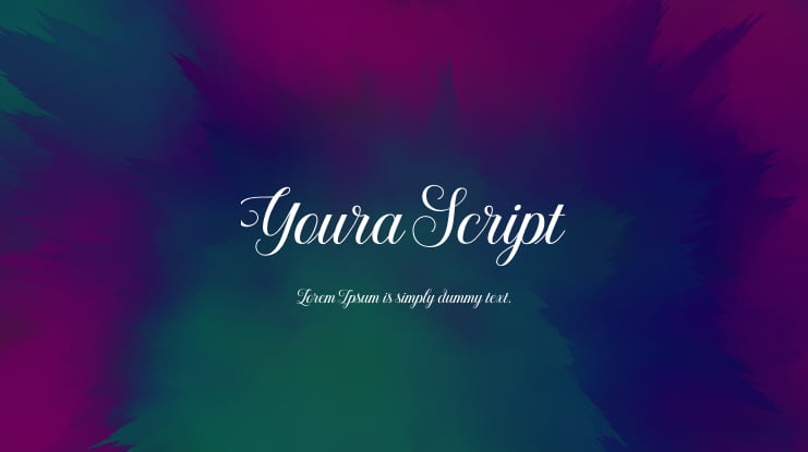 Youra Script Font