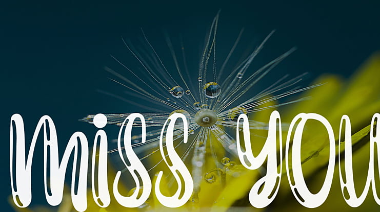miss you Font