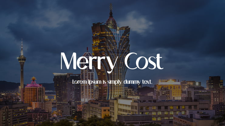 Merry Cost Font