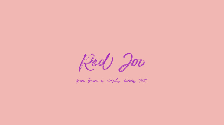 Red Joo Font
