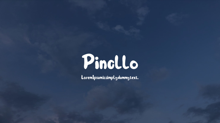 Pincllo Font