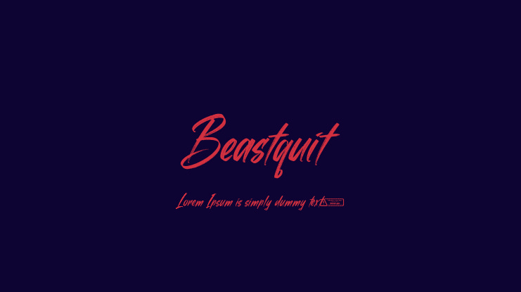 Beastquit Font