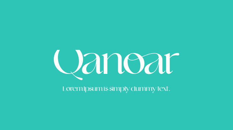 Qanoar Font