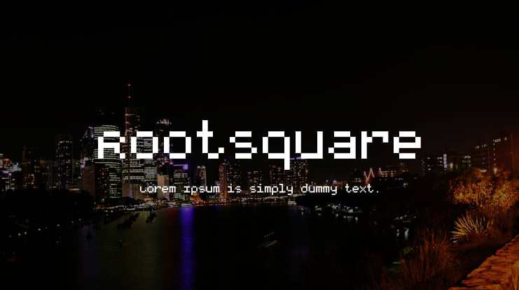 RootSquare Font