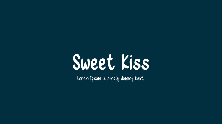 Sweet Kiss Font