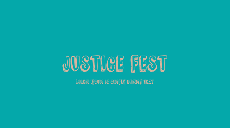 JUSTICE FEST Font Family