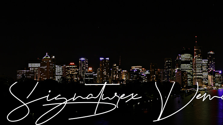 Signaturex Demo Font